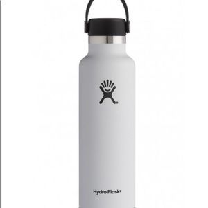 21 oz Standard Mouth Hydroflask (White)